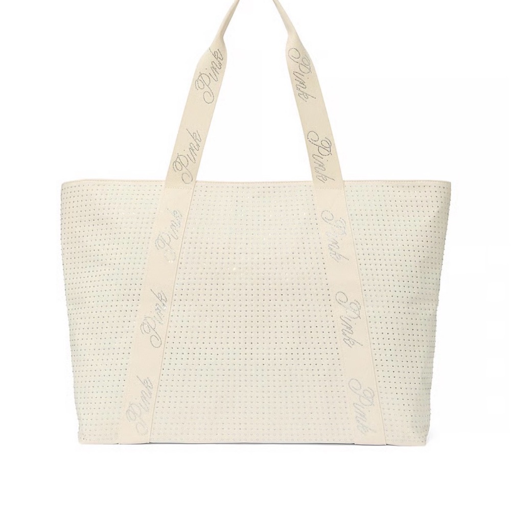 PINK Victoria's Secret Ivory Tote Bag